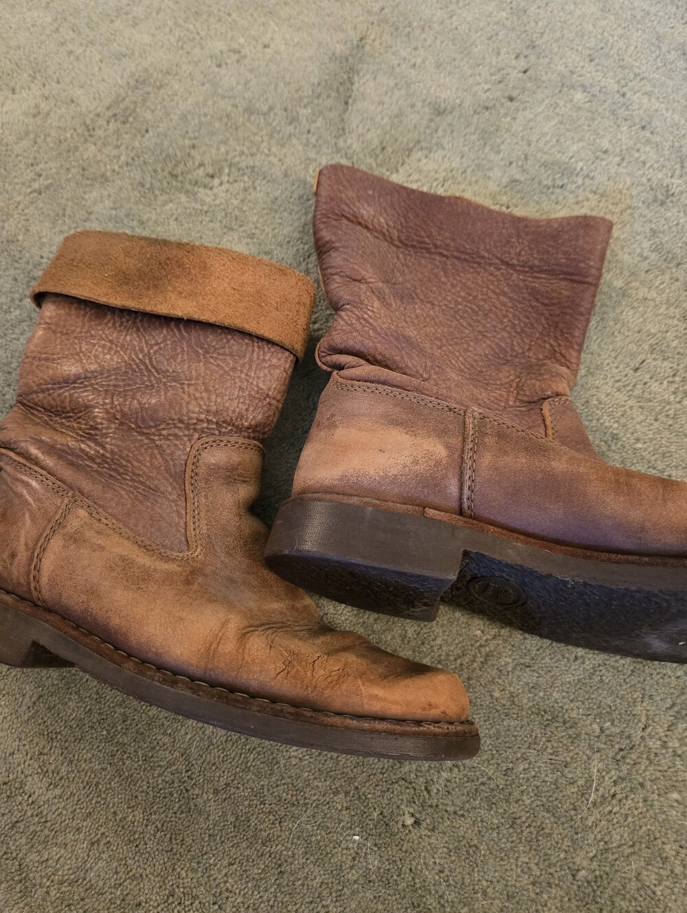 Roots Leather Tribe Rollover Boots